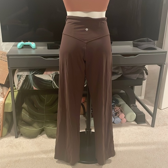 Lululemon Wide Leg Espresso Pants - Picture 2 of 3